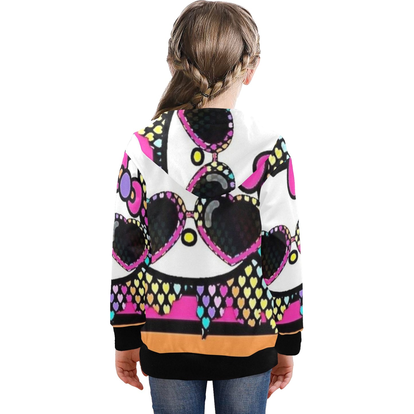 Hello Kitty Jacket Big Girls' Zip Up Hoodie