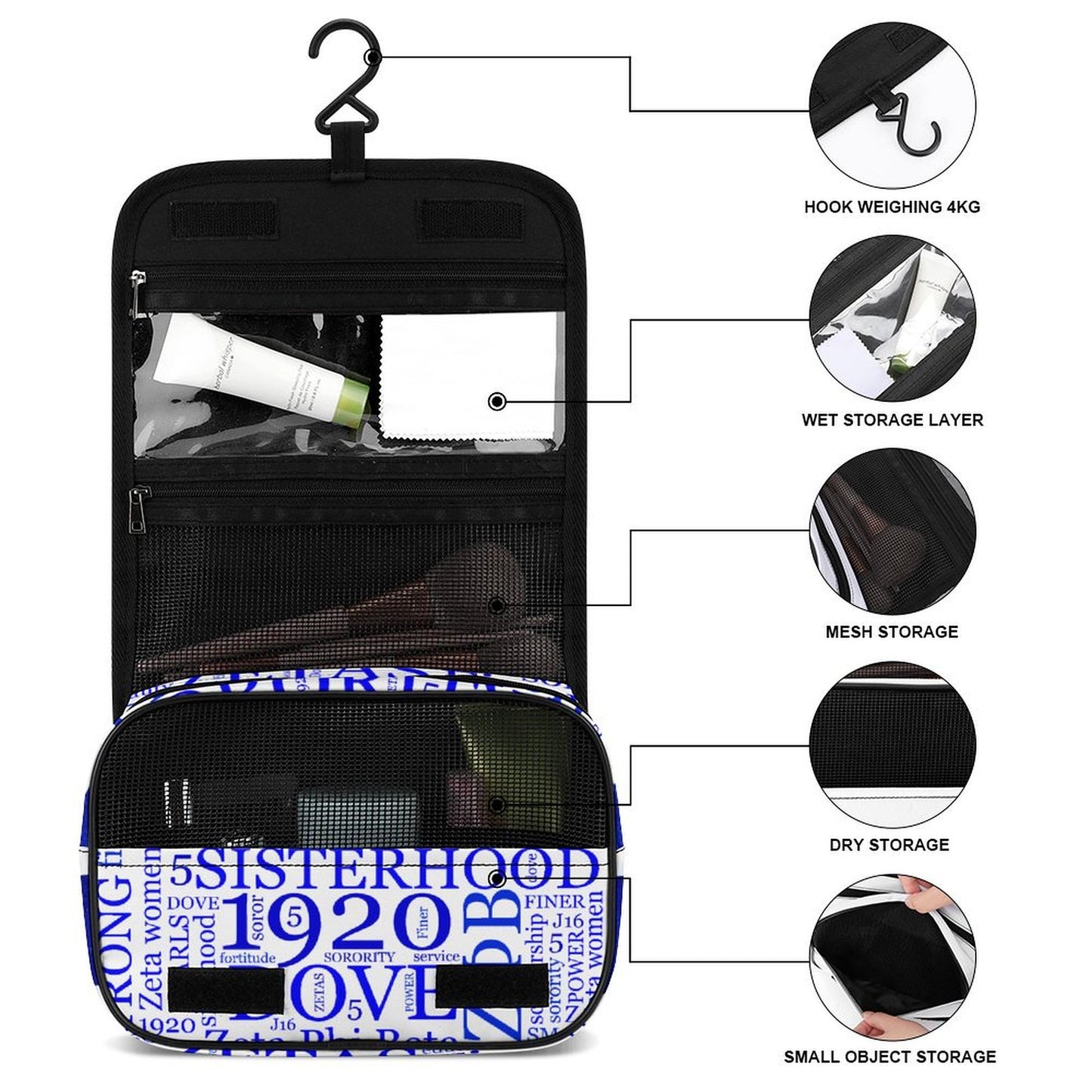 Full Print Toiletry Bag
