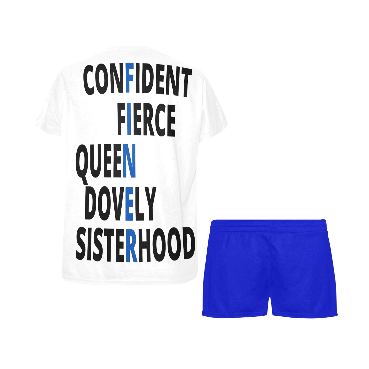 ROYALBLUE PJ SET Women's Short Pajama Set