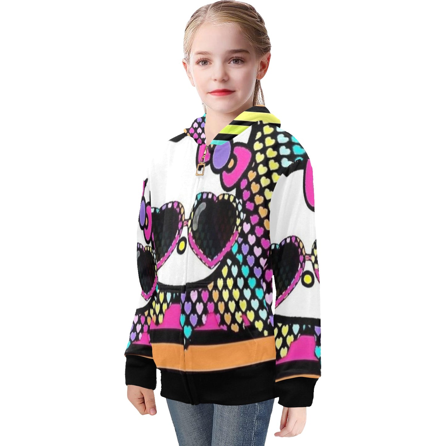 Hello Kitty Jacket Big Girls' Zip Up Hoodie