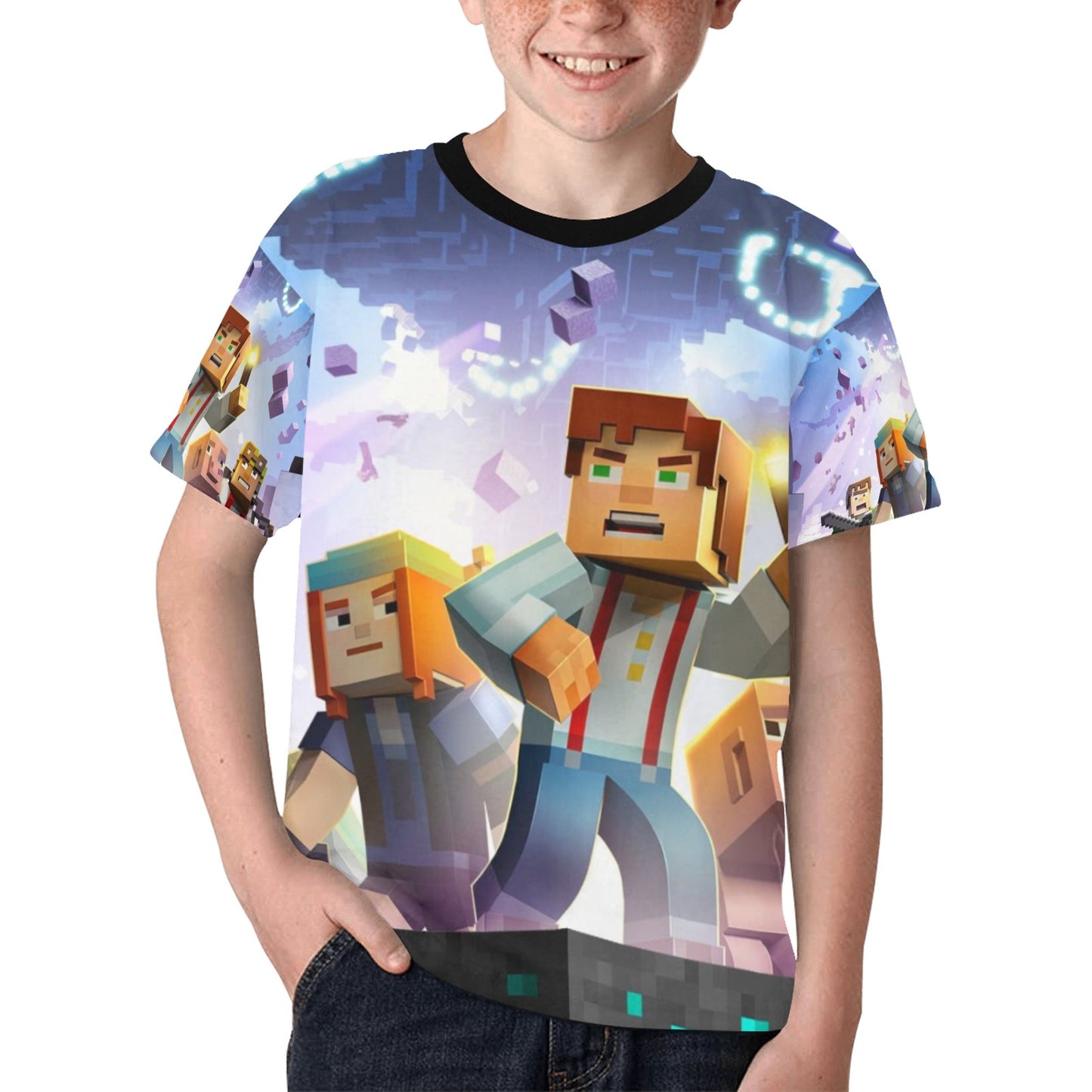 Minecraft All Over Shirt Kids' All Over Print T-shirt (Model T65)