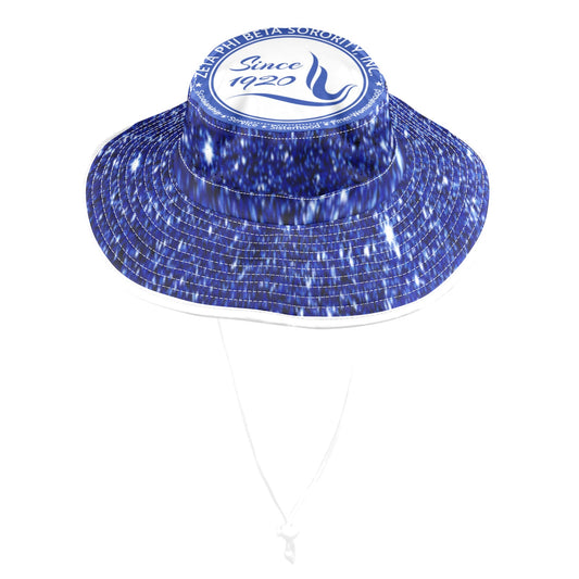 zphib1920-logo  BUCKET HAT Wide Brim Bucket Hat