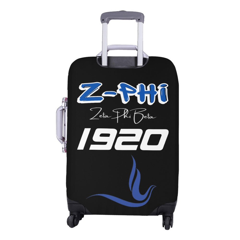 med black cover Luggage Cover/Medium 22"-25"