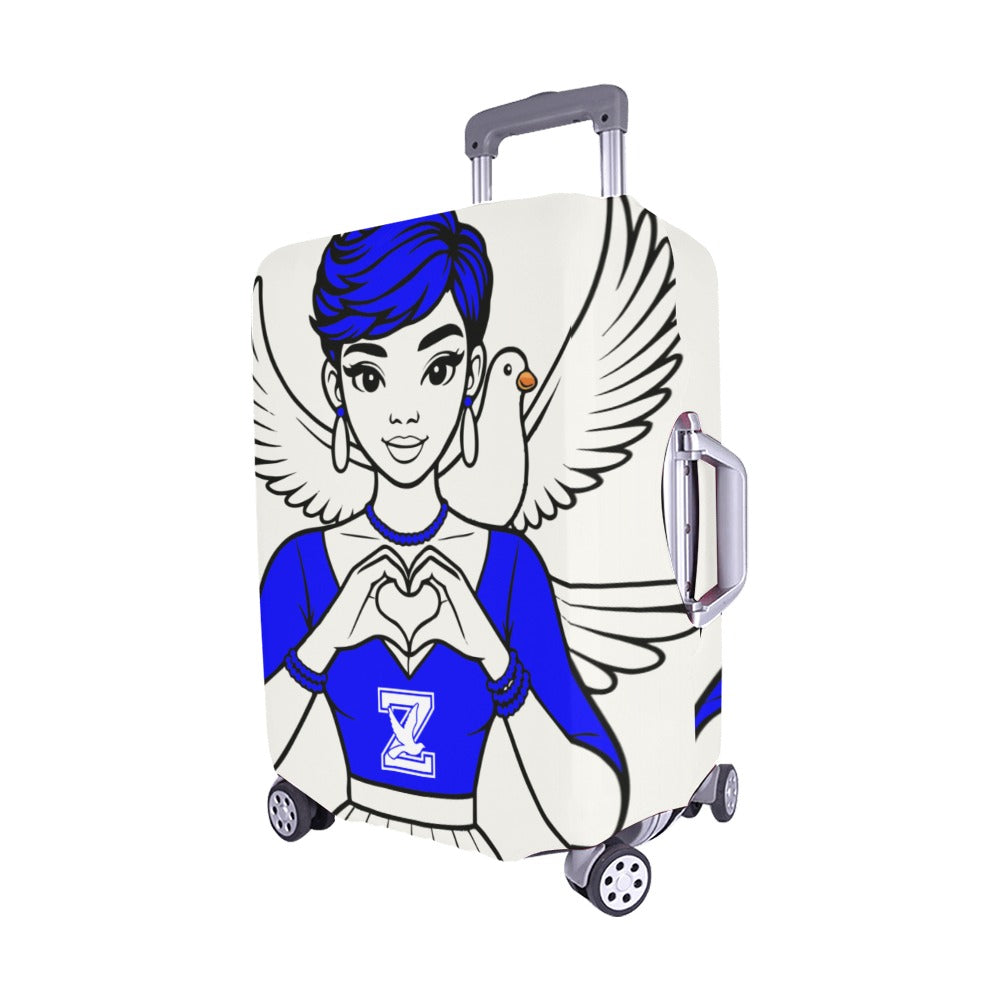 ZETA PHI BETA-2 Luggage Cover/Medium 22"-25"