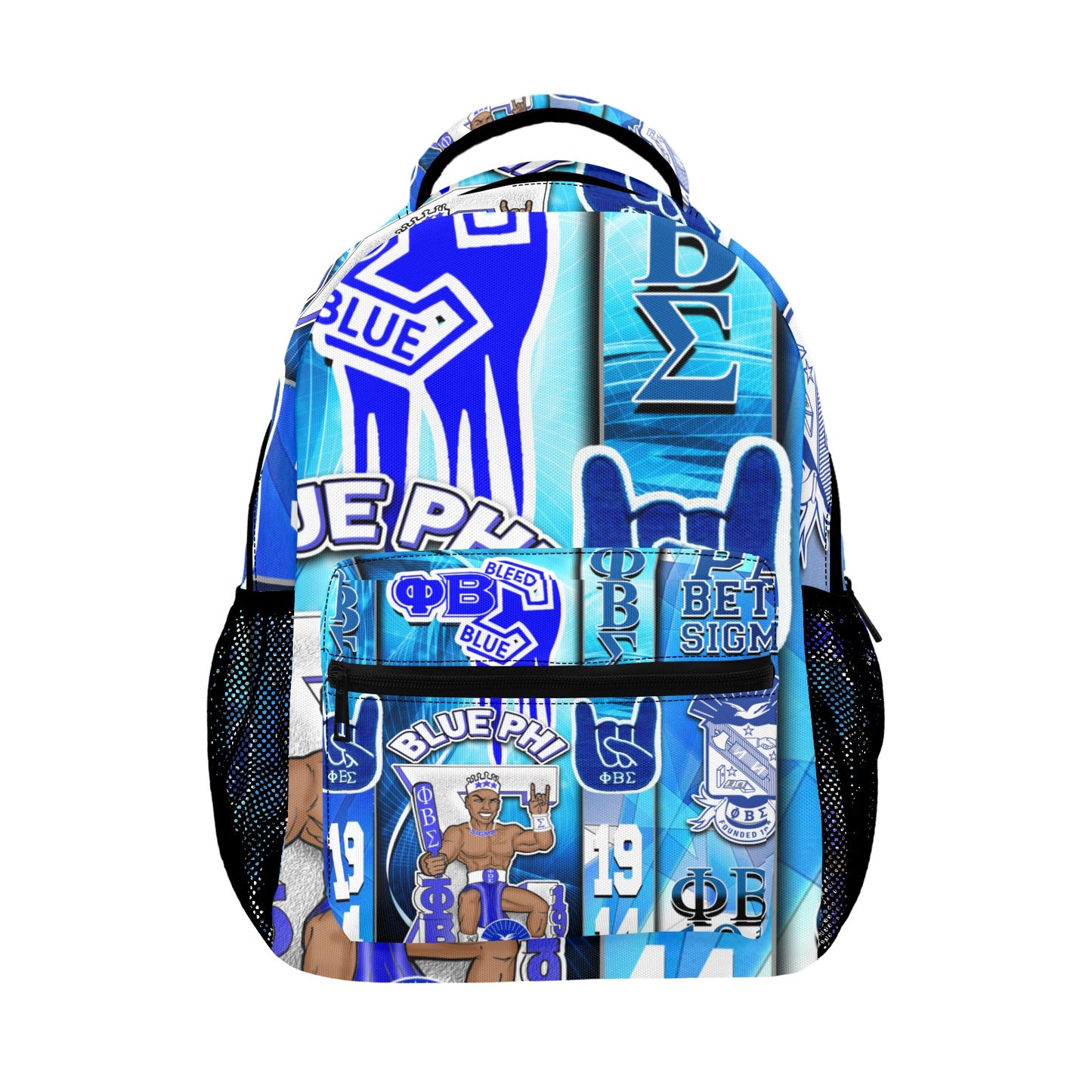 Phi Beta Sigma all over large backpack