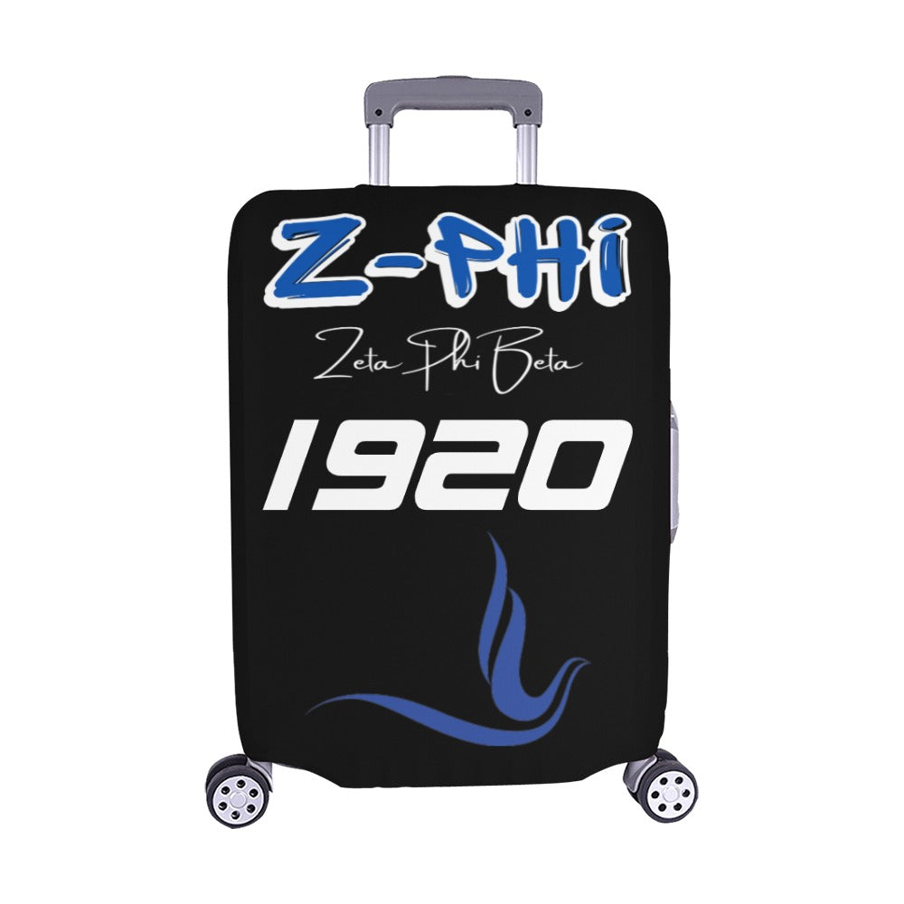 med black cover Luggage Cover/Medium 22"-25"