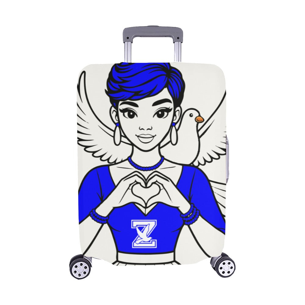 ZETA PHI BETA-2 Luggage Cover/Medium 22"-25"