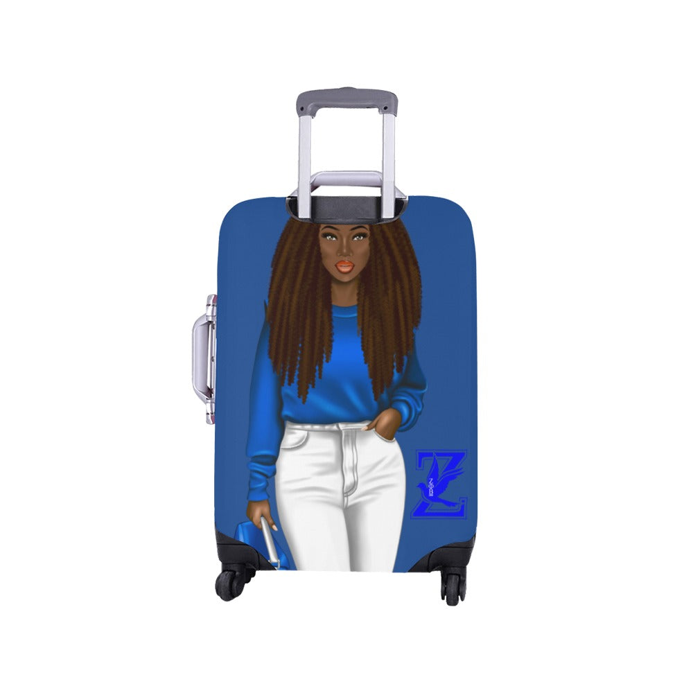 ZETA PHI BETA-23 Luggage Cover/Small 18"-21"