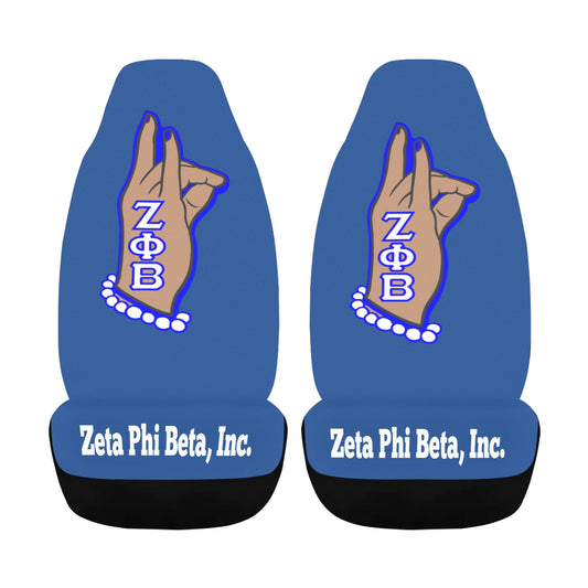 Zeta Phi Beta hand sign 7 Seat Covers Car Seat Covers Airbag Compatible (2 Designs)