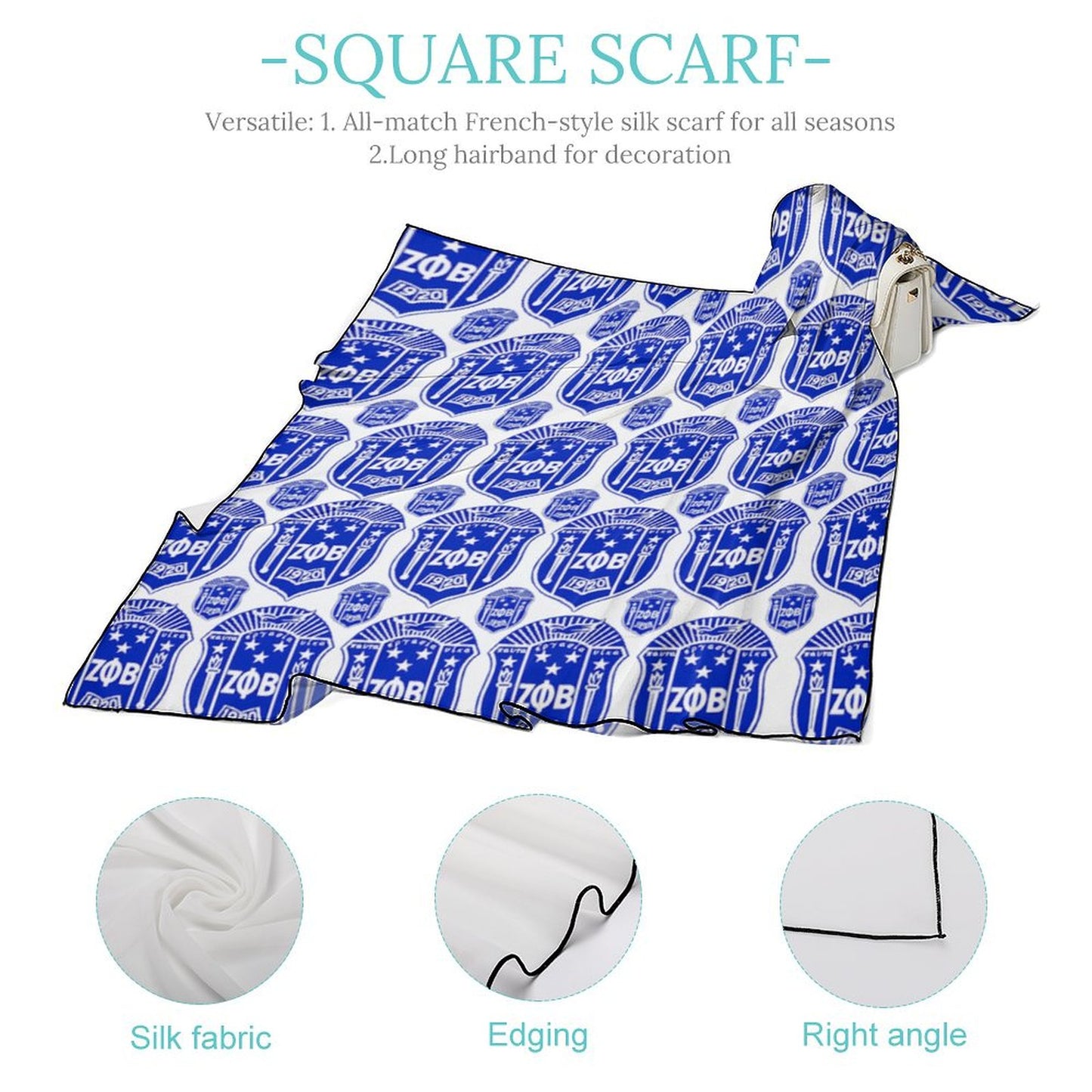 Zeta Phi Beta silk scarves