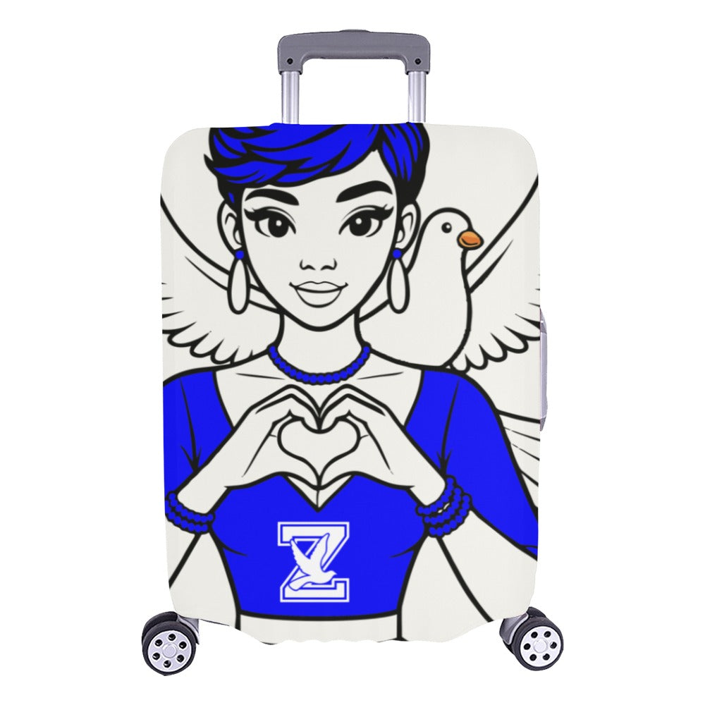 ZETA PHI BETA-2 Luggage Cover/Large 26"-28"